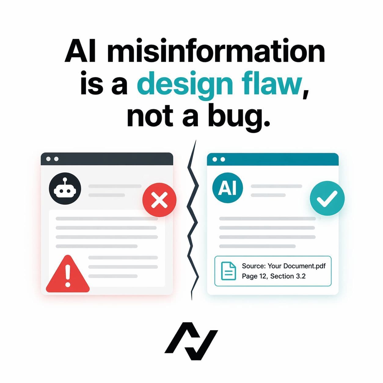 AI Misinformation Is Not a Bug  It's a Design Flaw. Here's How to Fix It